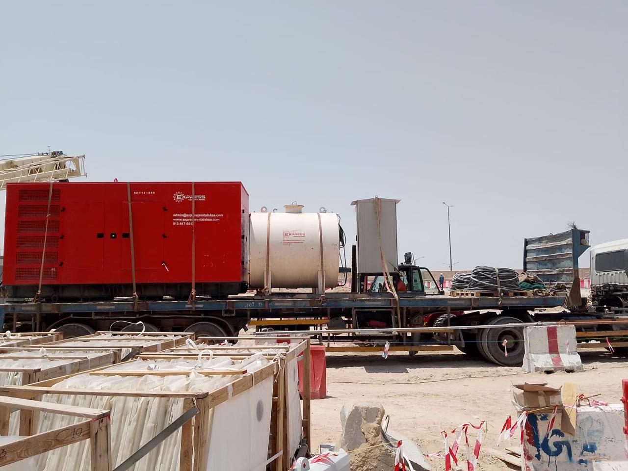 إكسبرس رنتلز — 11   Generator في موقع مشروع بالمملكة