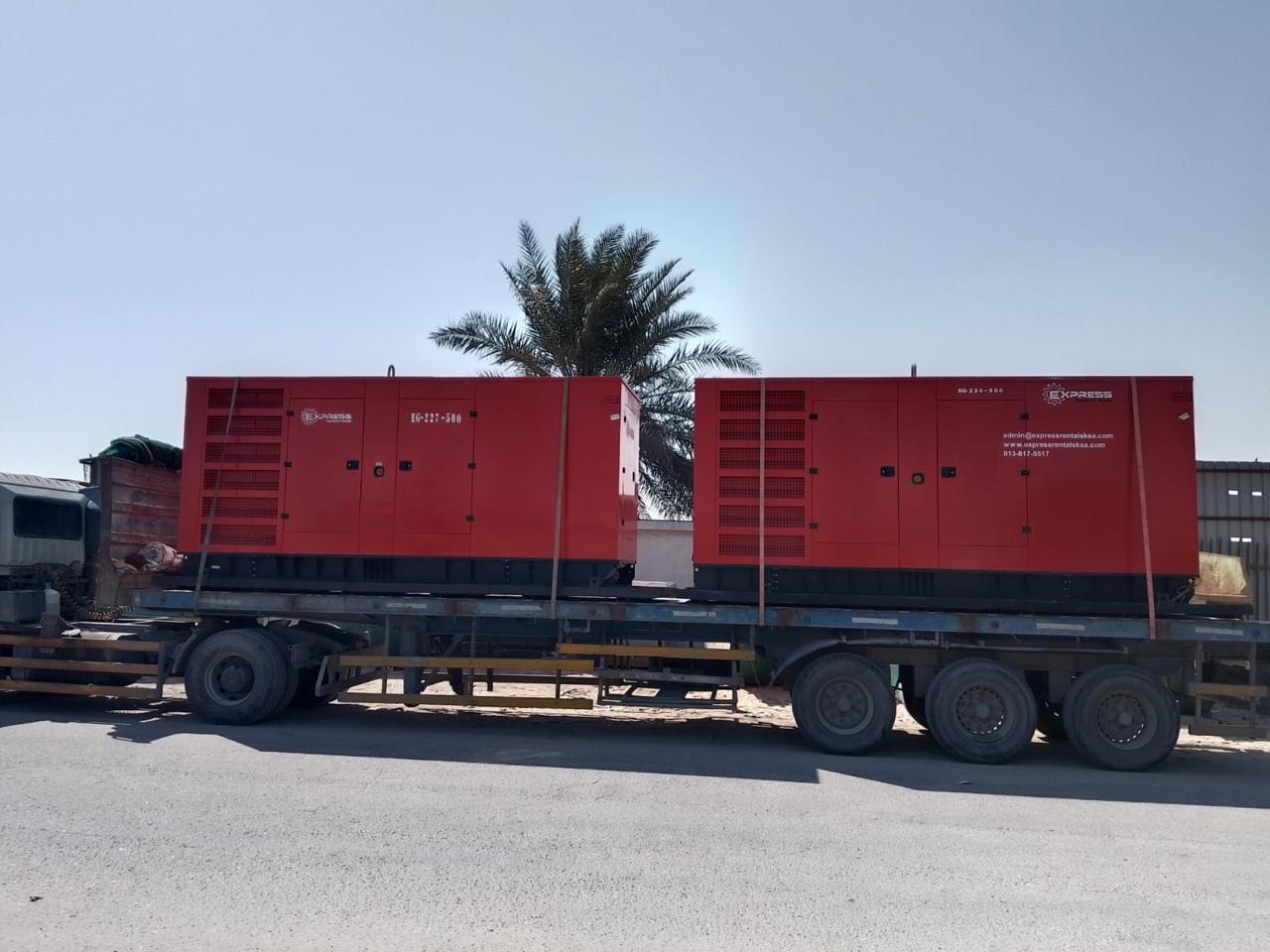 إكسبرس رنتلز — 12   Generator في موقع مشروع بالمملكة
