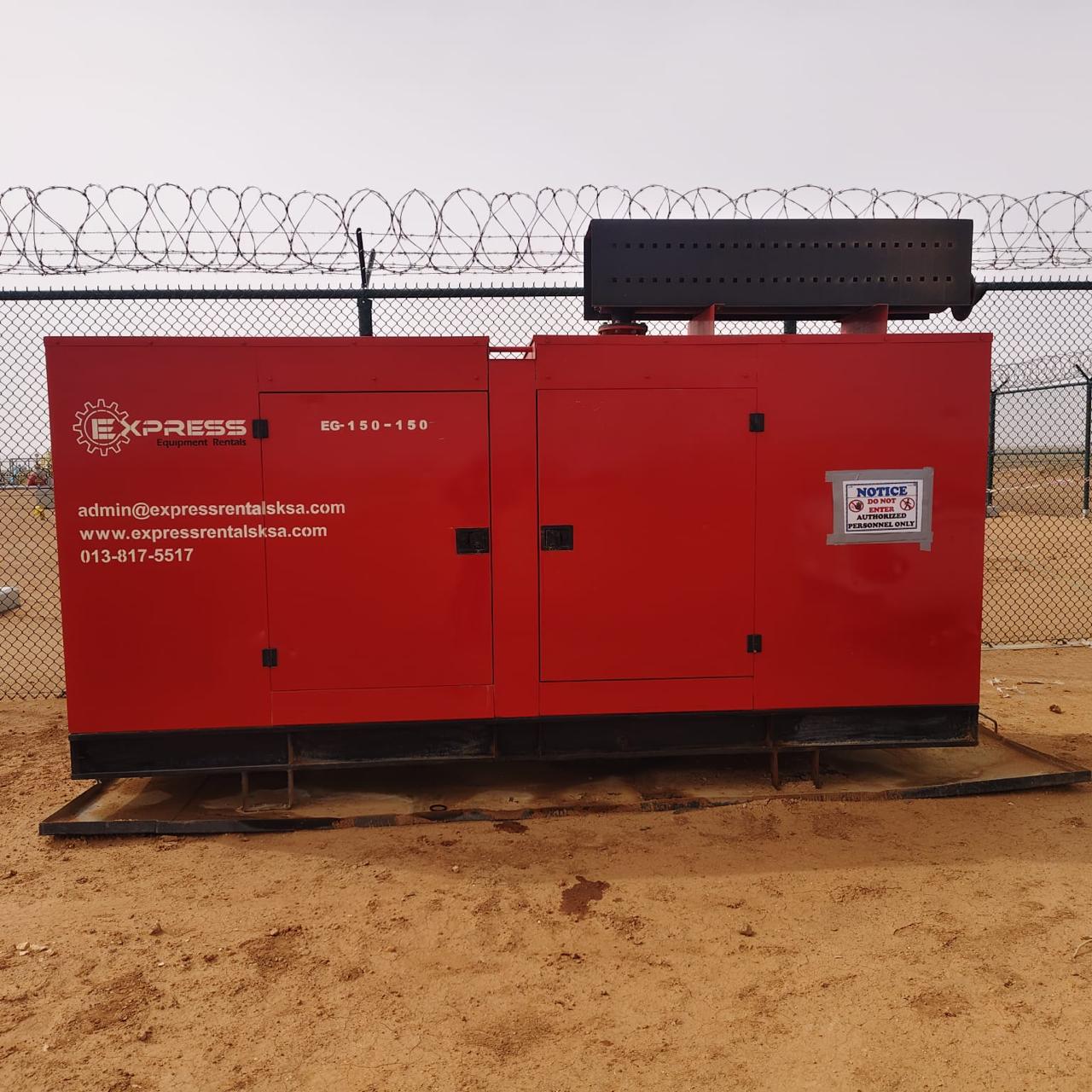 إكسبرس رنتلز — 13   Generator في موقع مشروع بالمملكة