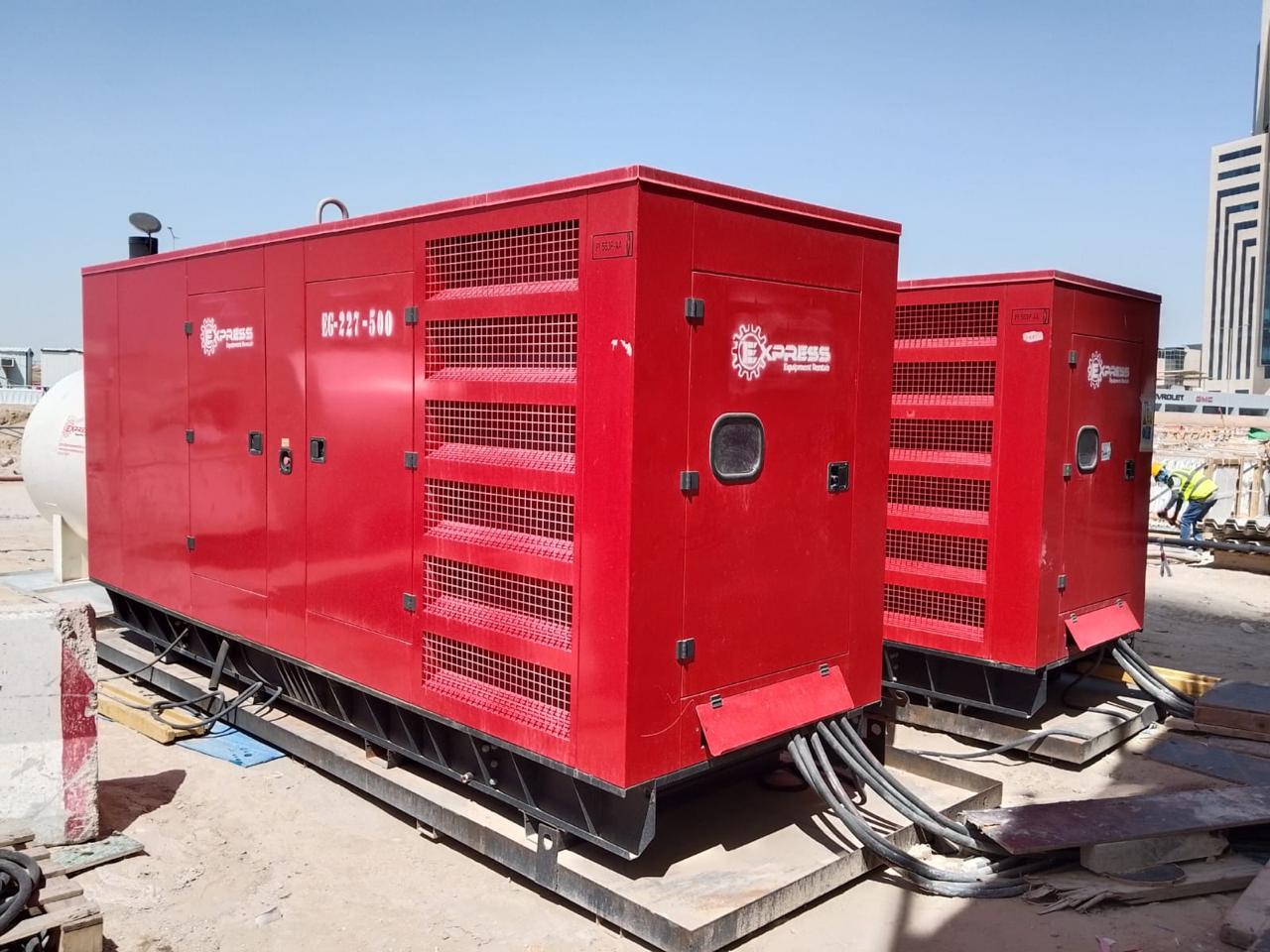 إكسبرس رنتلز — 15   Generator في موقع مشروع بالمملكة