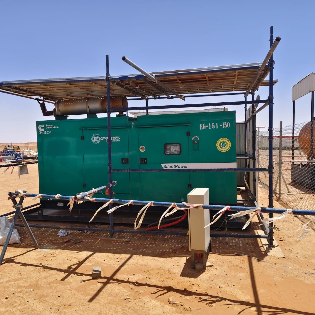 إكسبرس رنتلز — 16   Generator في موقع مشروع بالمملكة